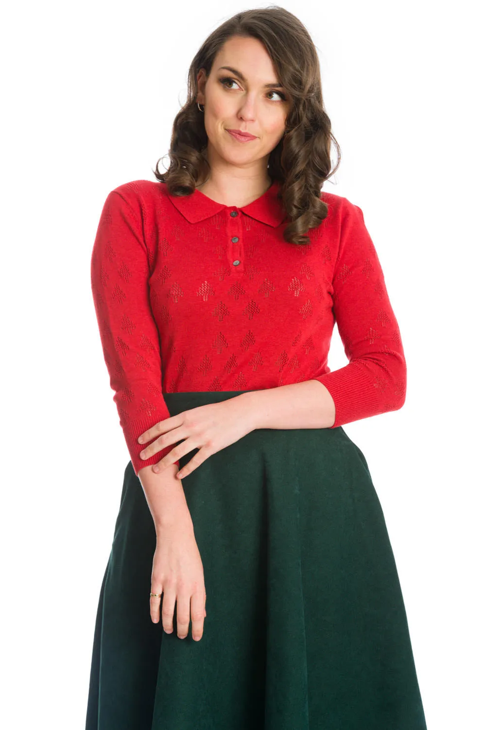 MERRY TREE KNIT TOP