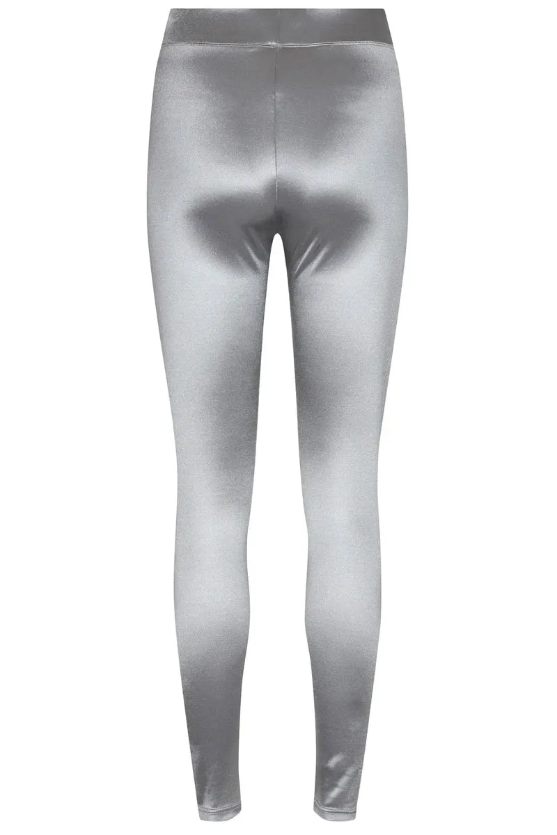 Metalli Leggings | Grey | Leggings fra Liberté