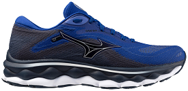 Mizuno Wave Sky 7 (D Width) - Surf the Web/Silver/Dress Blues (Mens)