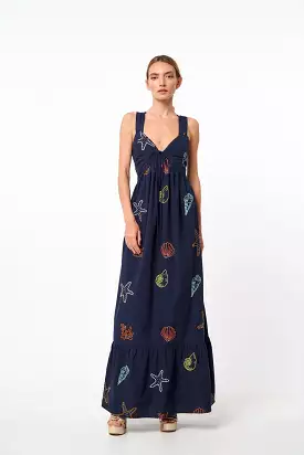 Ocean Sweetheart Maxi Dress