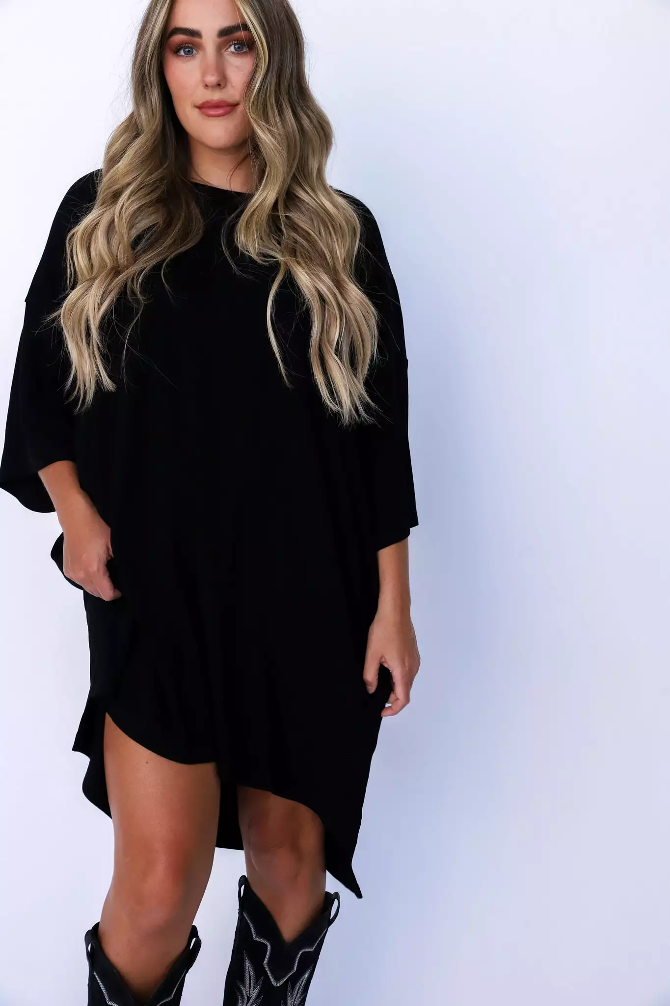 Out Of Pocket Dress Black