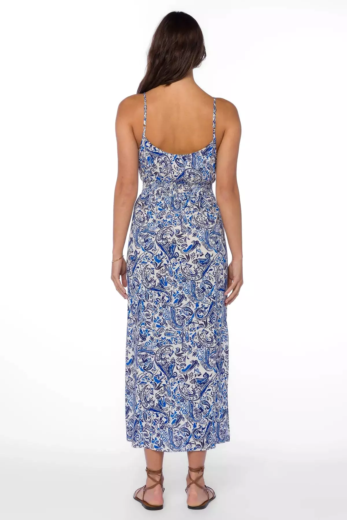 Page Blue Paisley Dress