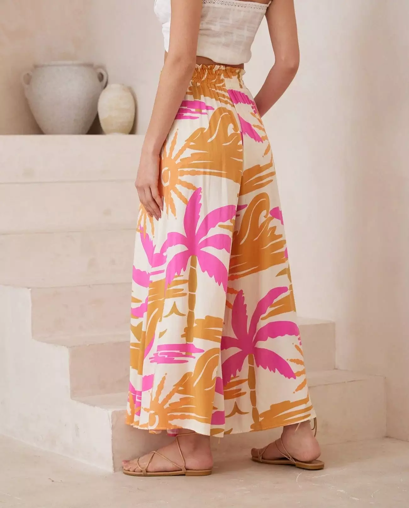 Palazzo Pants - Fuscia Sunset