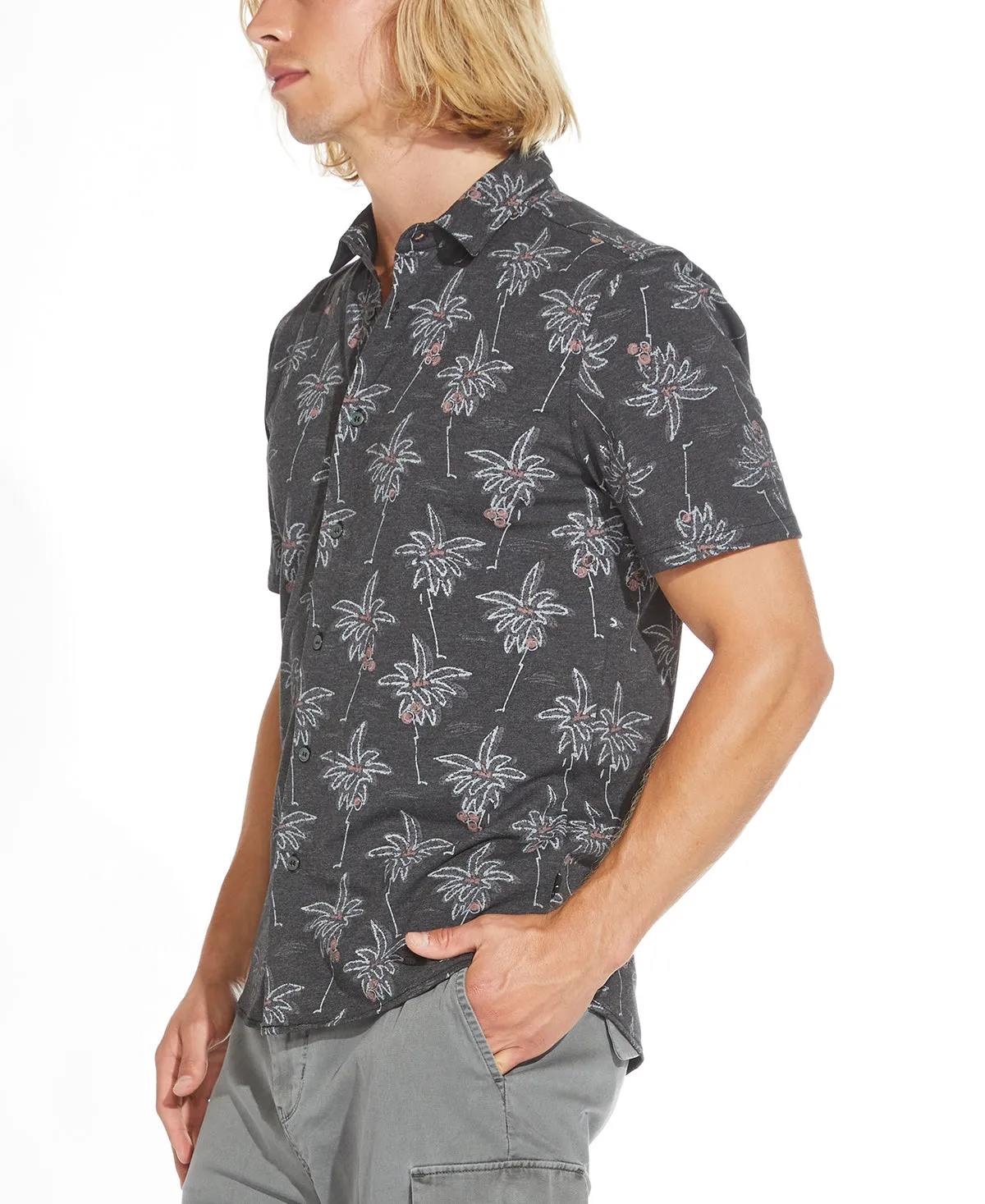 Paseo Knit Shirt (Heather Black)