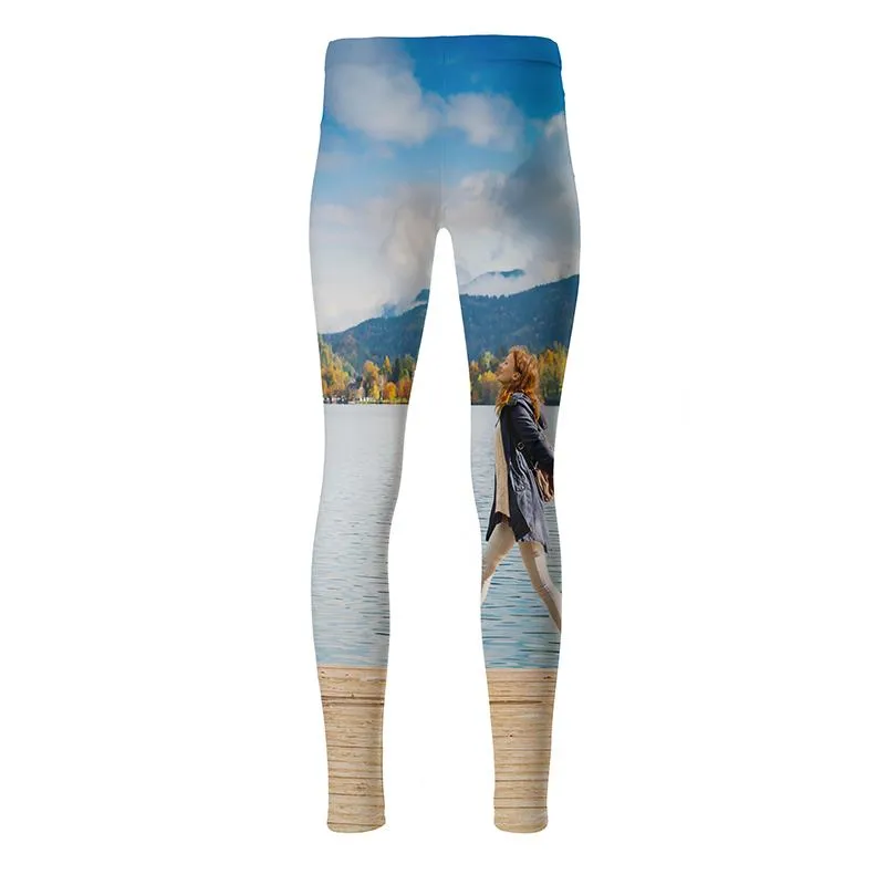 Personalised Leggings. Custom High Waisted Leggings.