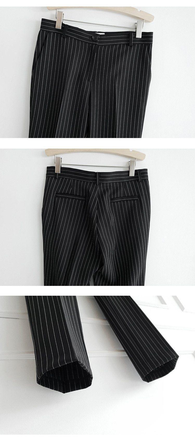 Pinstripes Temperamental Pantsuit