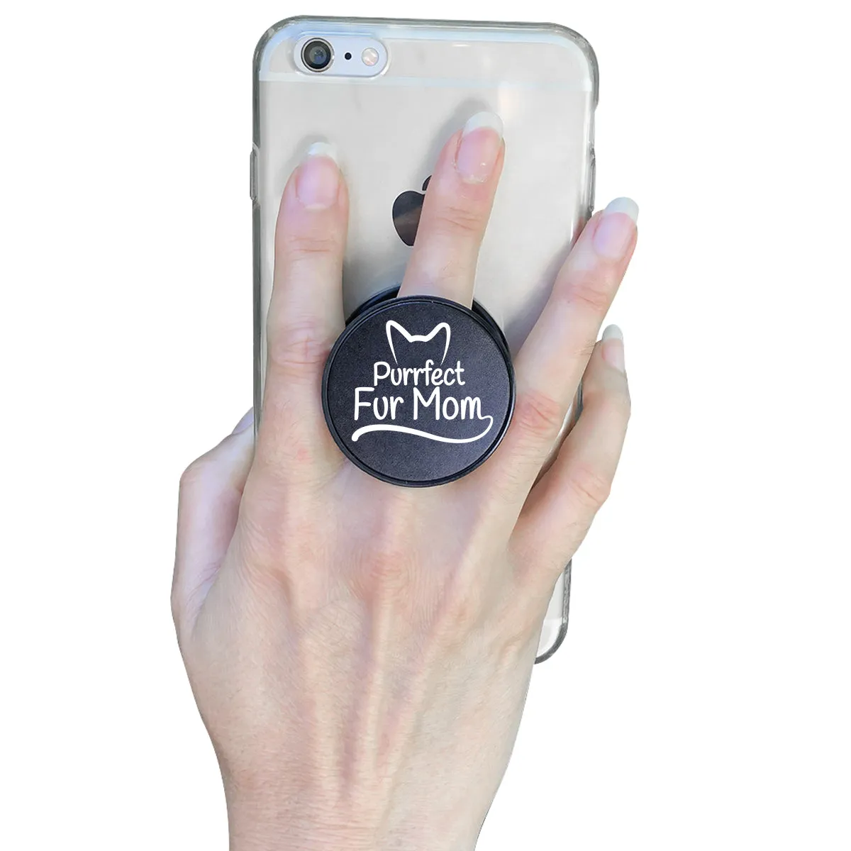 Purrfect Fur Mom Phone Grip