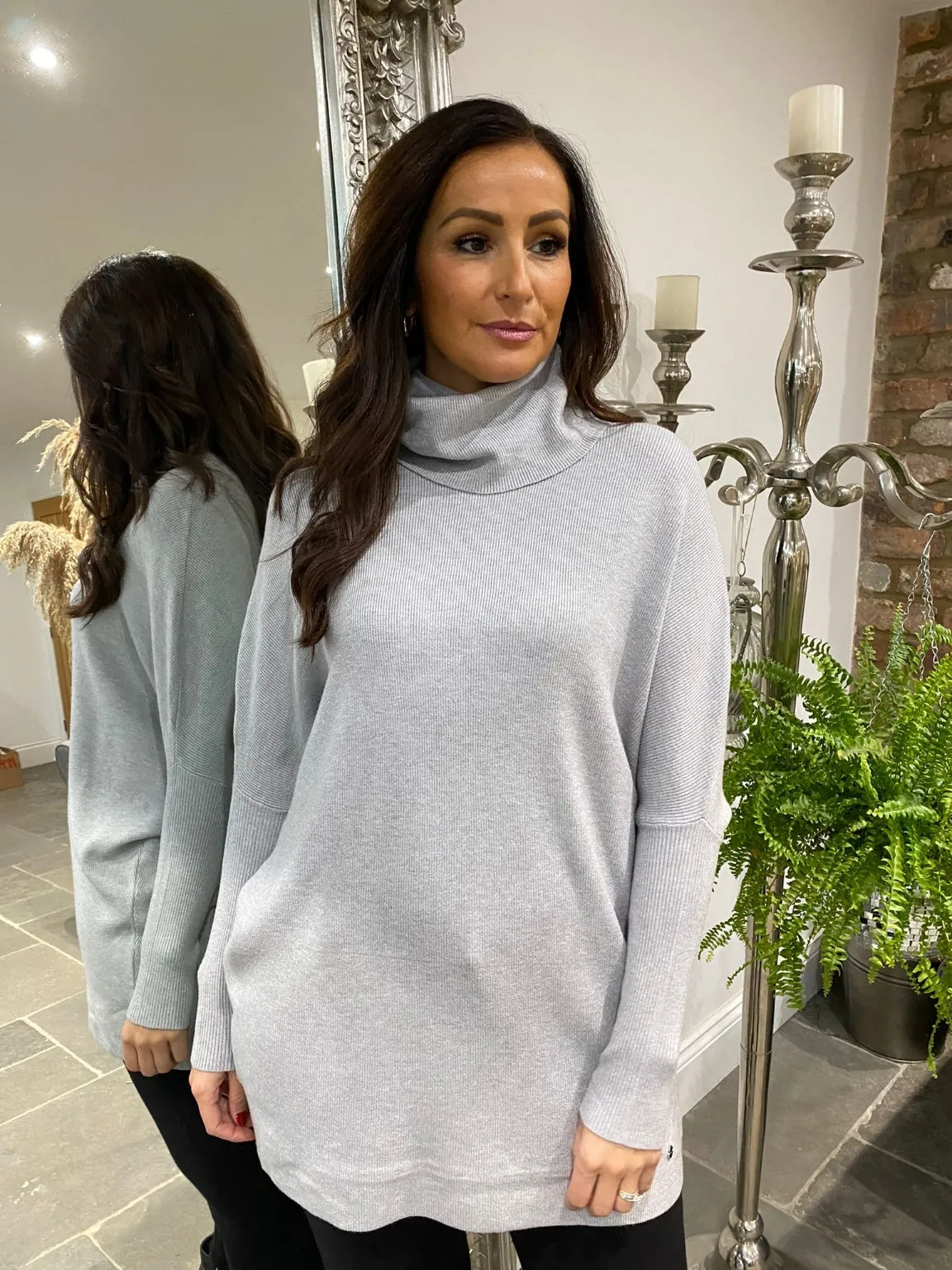 Roll Neck Knit Jumper Elisa