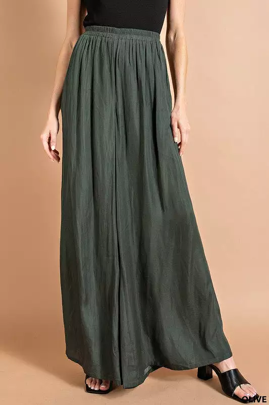 *Satin Palazzo Pants*