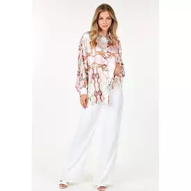 Seamed Wide Leg Palazzo Pants