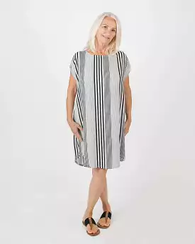 Shannon Passero Lori Dress Black Stripes 5117