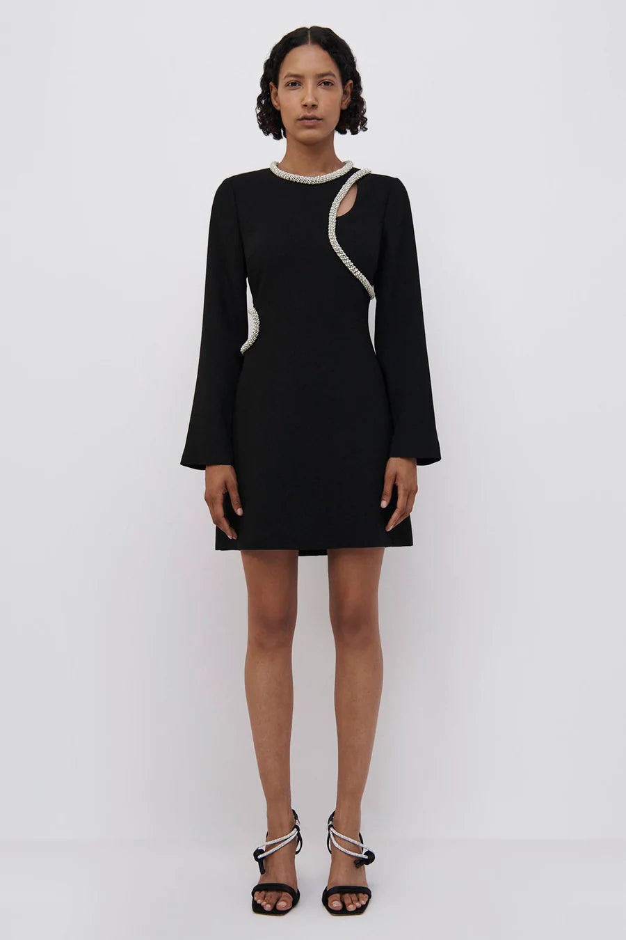 SIMKHAI Katharine Diamante Mini Dress