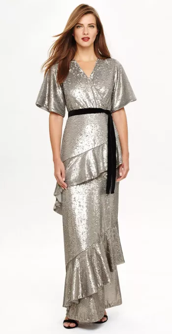 Starlette Sequined Maxi Dress