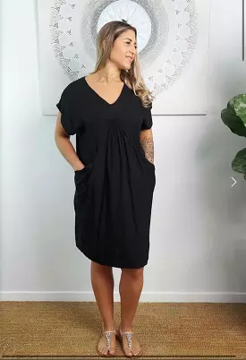 SUNDRENCHED CRUISER DRESS BLACK