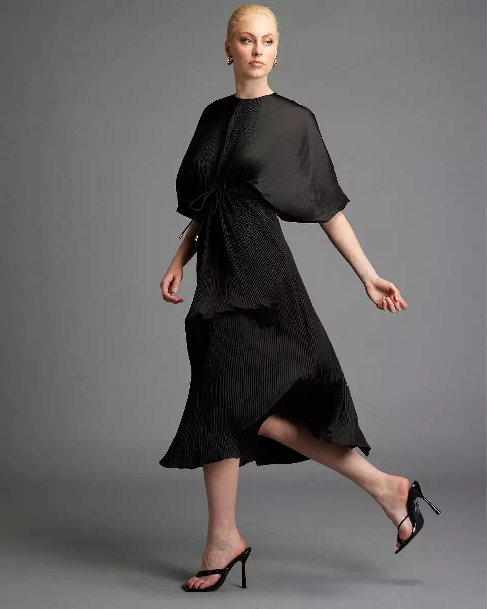 Thalia Travels Dress Black