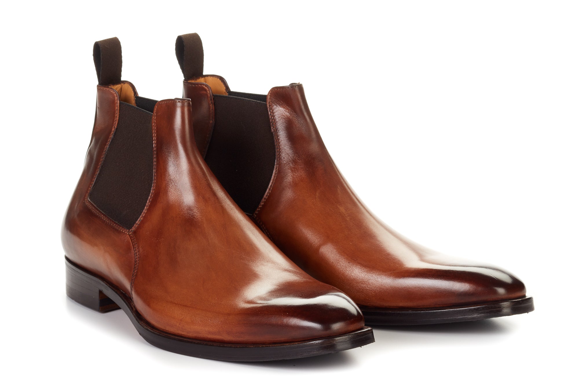 The Wayne Low-Cut Chelsea Boot - Marrone