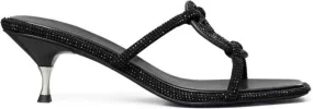 Tory Burch Miller 55mm crystal-embellished mules Black