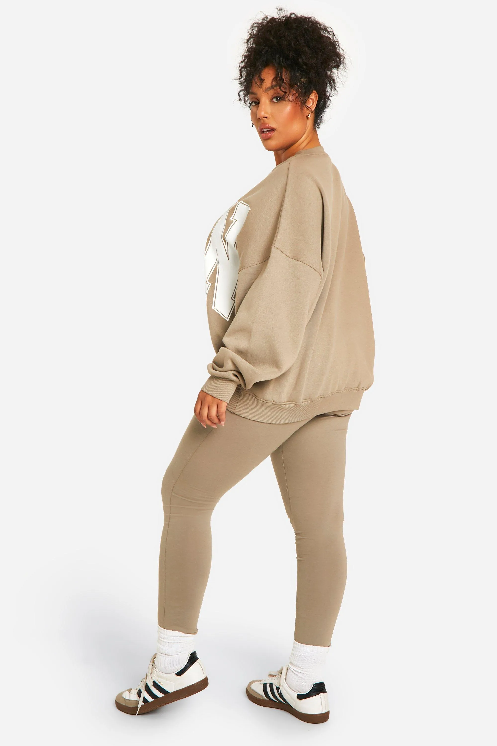 Tracksuits | Plus Dsgn Oversized Sweatshirt And Legging Tracksuit | boohoo