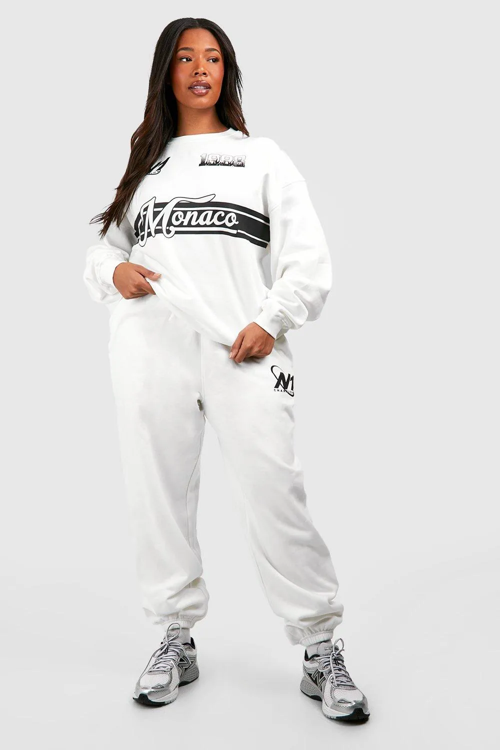 Tracksuits | Plus Motorsport Multiprint Tracksuit | boohoo