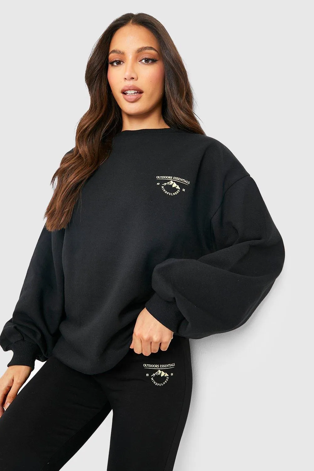 Tracksuits | Tall Oversized Sweatshirt And Legging Set | boohoo