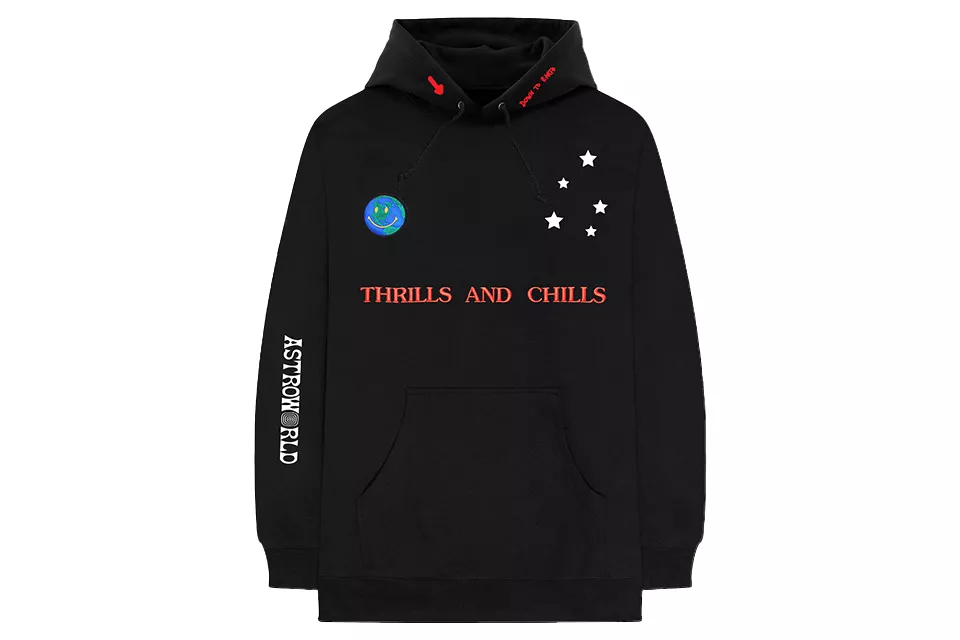 Travis Scott Astroworld World Peace Hoodie Black