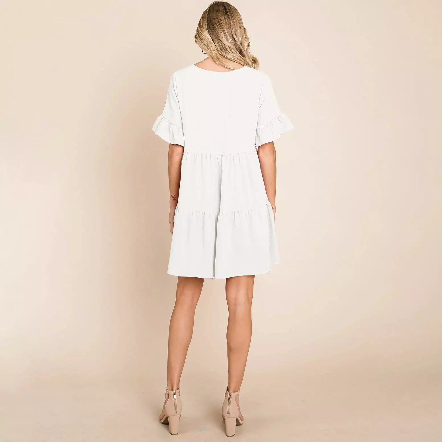 Vacay Ready Tiered Mini Dress