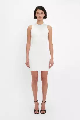 VB Body Mini Dress In White