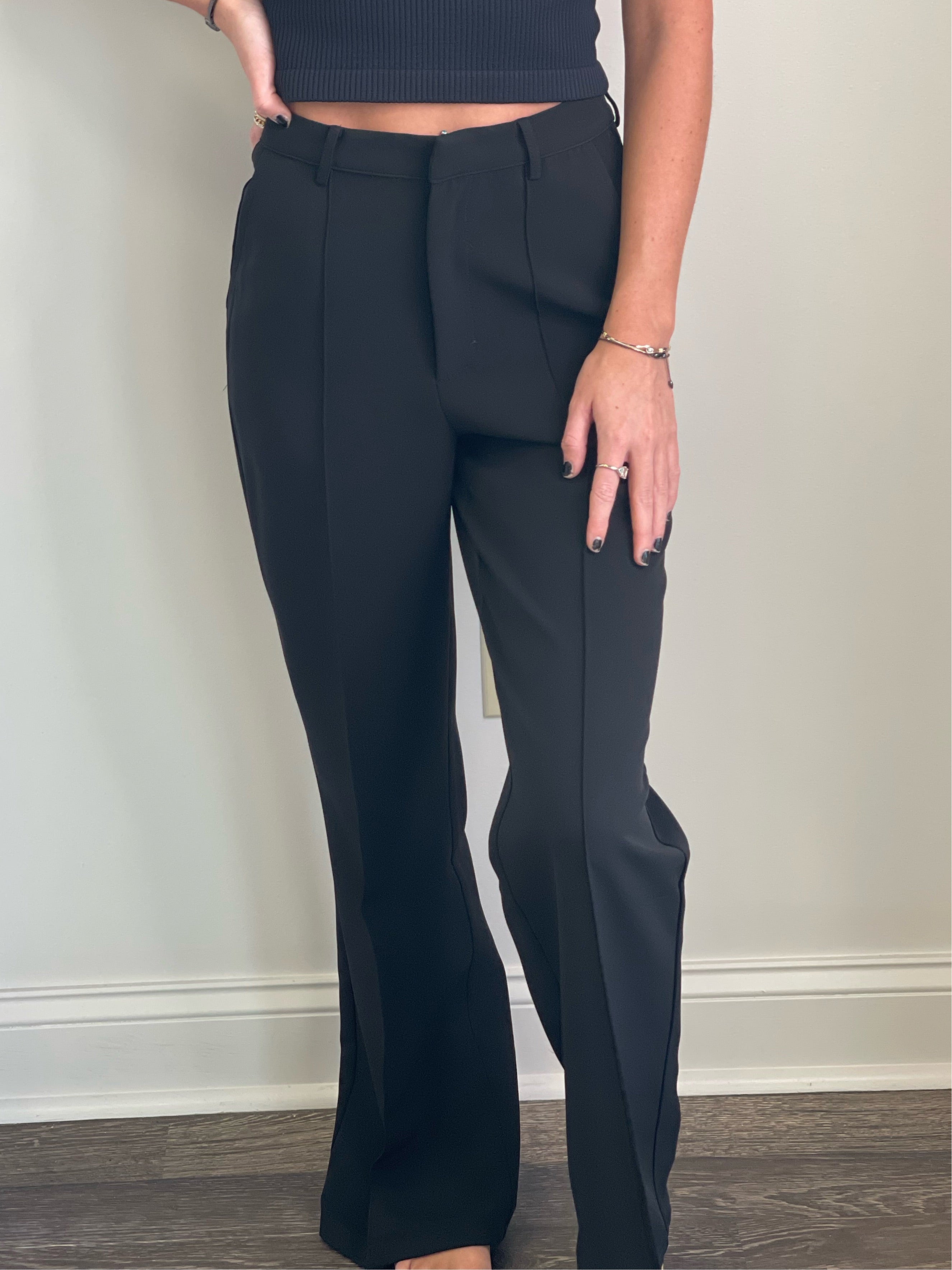 Wintrey Wide Leg Career Pants