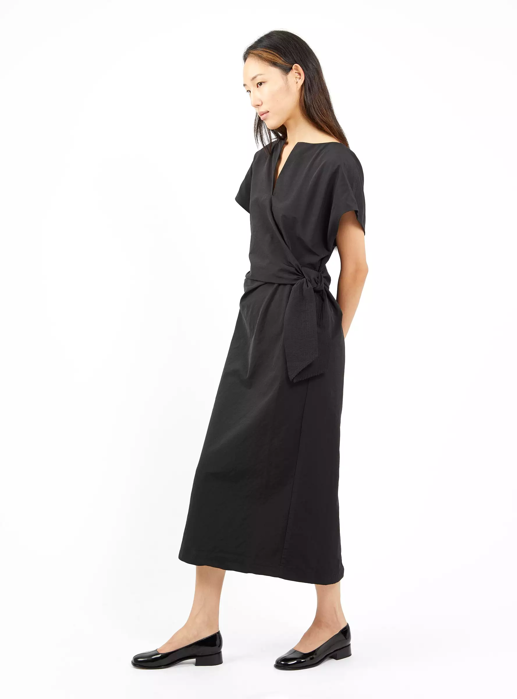 Yamibica Tie Dress Black