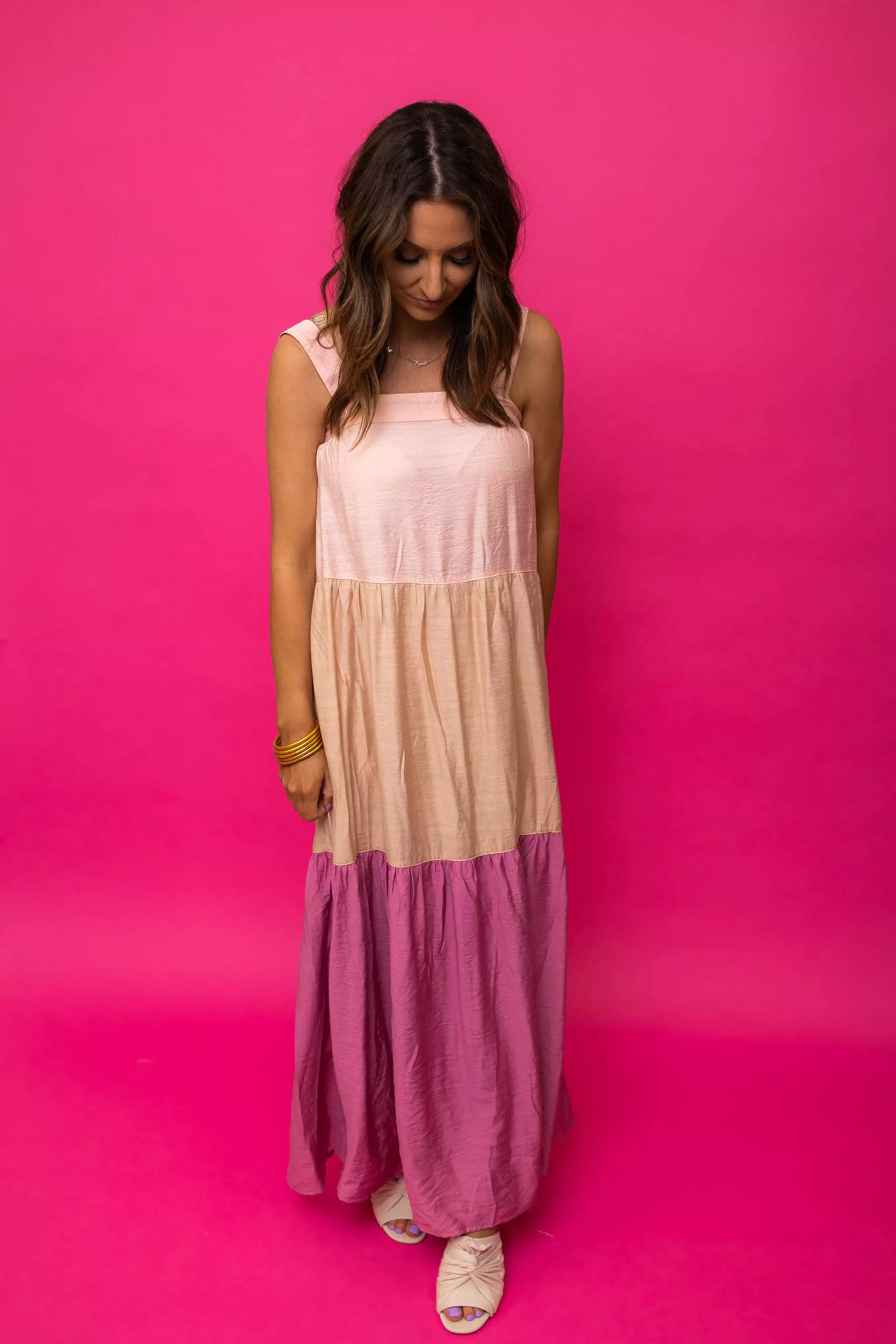 Your Own Way Rose Maxi Dress