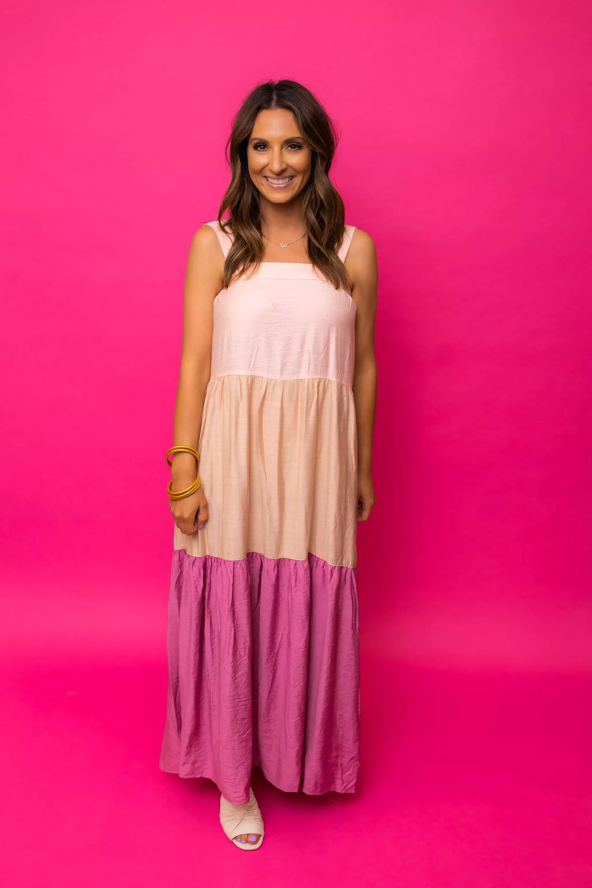 Your Own Way Rose Maxi Dress